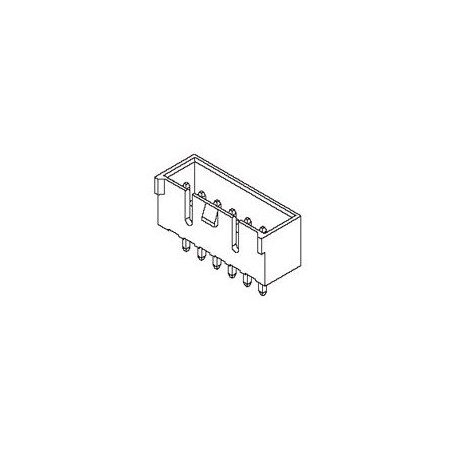 Molex 2.5MM HDER STR SHROUDED 353120560 35312-0560
